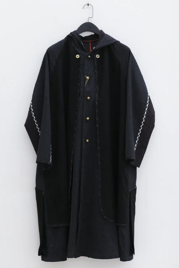 communs patchwork hooded jacket SS24-M102A